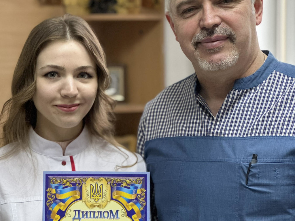 Нагородження призерів І етапу Всеукраїнської студентської Олімпіади з навчальної дисципліни «Оториноларингологія»