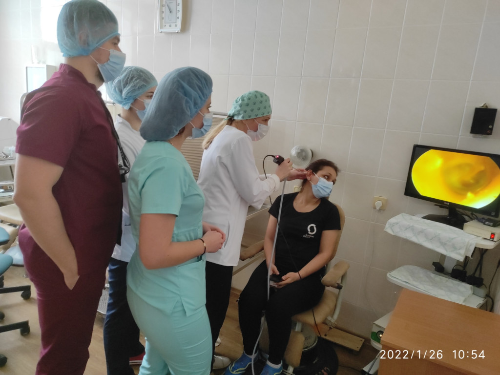 Майстер клас з ендоскопічного огляду