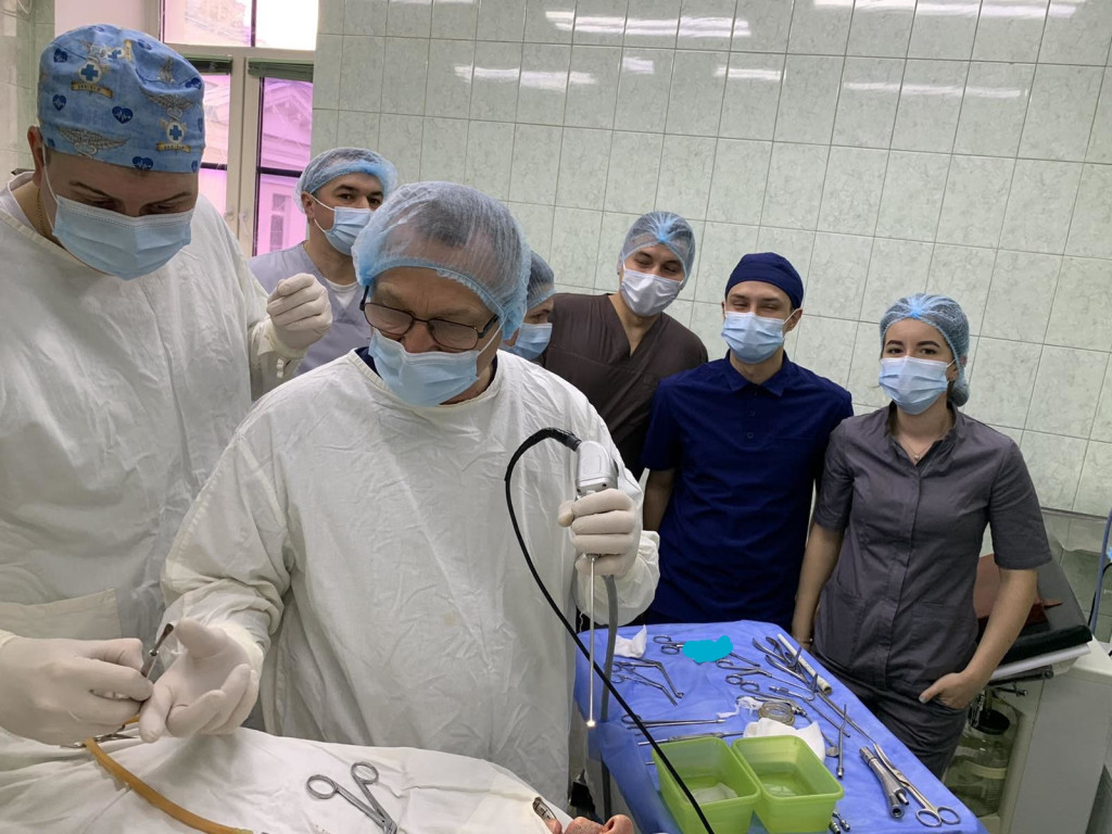 На кафедрі оториноларингології з офтальмологією завершили свою роботу  курси тематичного удосконалення для ЛОР-лікарів "Отоларингологія з позиції функціональної риносинусохірургії"